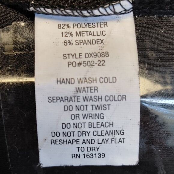 Popular 21 LG Sexy Silver Black Metallic Sparkle Low Cut Slip Bodycon Club Party - Picture 4 of 4